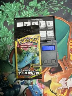 Pokemon TCG Sun&Moon Team Up Mini Booster Long Pack Venusaur Celibi Sealed 7.45G - Image 1