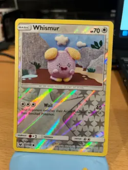Pokemon TCG Whismur (117/168) - Reverse Holofoil - Celestial Storm - LP - Image 1