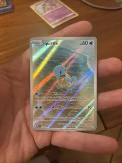 Squirtle 170/165 Sv: Scarlet & Violet 151 Holo Full SIR Pokemon Holo Rare - Image 1