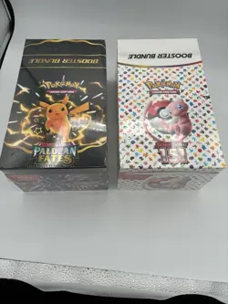 1x Pokemon 151 & 1x Paldean Fates Booster Bundle Display Cases - Factory Sealed 820650853210 - Image 5
