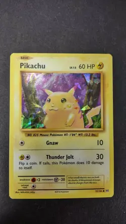 Pokemon TCG Pikachu 35/108 Holo Evolutions 2016 Heavily Played - Image 1