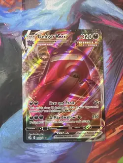 Pokemon TCG - Gengar VMAX 157/264 Swsh08: Fusion Strike Holo - Image 1