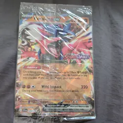 Pokemon TCG Koraidon EX Jumbo Scarlet & Violet Promo New Sealed 125/198 - Image 1