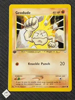 Geodude 44/64 - Neo Revelation 1st Edition Pokemon TCG NM - Image 1