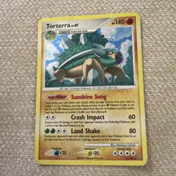 Torterra 11/100 Stormfront Holo Rare Pokemon TCG - Image 1