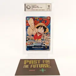 One Piece P-033 Monkey.D.Luffy English Ver Promo UGS 10 PRESTINE no PSA - Image 1