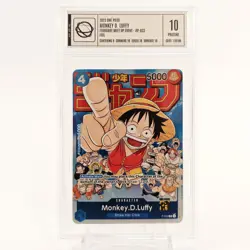 One Piece P-033 Monkey.D.Luffy English Ver Promo UGS 10 PRESTINE no PSA - Image 2