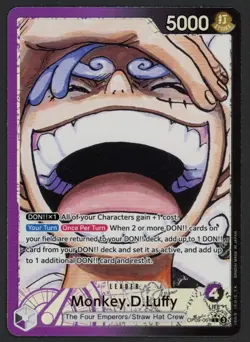 ***FOIL Monkey D Luffy OP09-061-V2 Parallel*** One Piece Kid Icarus - Image 1