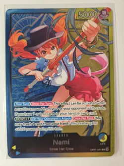 One Piece Nami · OP11-041 · Leader · Learn Together Deck Set 1 · Englisch · NM - Image 3