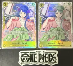 2x One Piece OP06-106 SR Kouzuki Hiyori - ENG - Foil - TCG - NM/M - Image 1