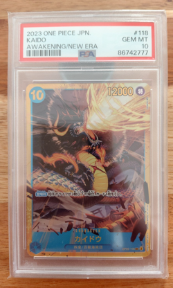 2023 ONE PIECE JAPANESE KAIDO OP05-118 PSA 10 GEM MINT AWAKENING NEW ERA - Image 1