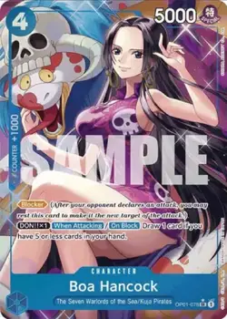 Boa Hancock OP01-078 Alt Art PRB 01 One Piece Card Game NM English - Image 1