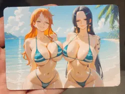 Nami - One Piece - Goddess - DIY - Full Art - Glossy - Anime - TCG - Image 1