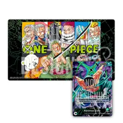One Piece Card Game - Official Playmat Vol. 4 Ronoroa Zoro - Sealed in Brown Box - Image 1