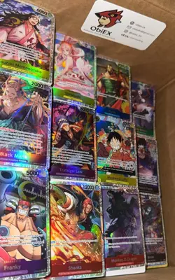 One Piece TCG Card Game 1000 Cards Mixed Lot w/100 FOILS AND SUPER RARE Included - Image 2