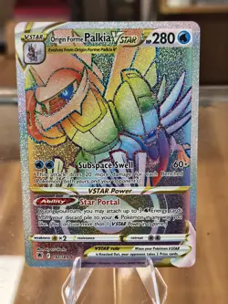 Pokemon Card Origin Forme Palkia VSTAR 192/189 Holo Secret Rare Free Shipping! - Image 1
