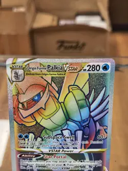 Pokemon Card Origin Forme Palkia VSTAR 192/189 Holo Secret Rare Free Shipping! - Image 2