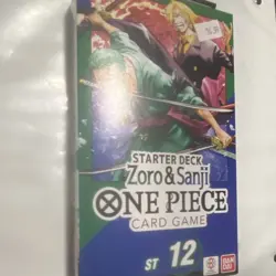 Bandai One Piece Card Game Starter Deck Zoro & Sanji ST-12 English - Image 1