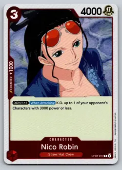 Nico Robin OP01-017 One Piece FOIL Card - Image 1