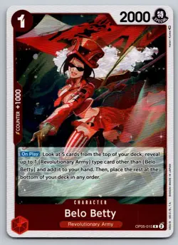 Belo Betty OP05-015 One Piece FOIL Card - Image 1