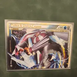 Palkia & Dialga Legend (Top) 101/102 Triumphant Holo Pokemon Card lightly played - Image 1
