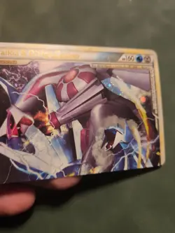 Palkia & Dialga Legend (Top) 101/102 Triumphant Holo Pokemon Card lightly played - Image 2