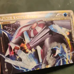 Palkia & Dialga Legend (Top) 101/102 Triumphant Holo Pokemon Card lightly played - Image 4