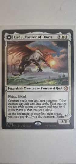 MTG Eirdu, Carrier of Dawn Isilu, Carrier of Twilight - Lorwyn Eclipsed #013 - Image 1