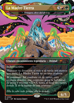 1 x La Madre Tierra - Xenagos, dios del deleite - Secret Lair - Light Play - MTG - Image 1