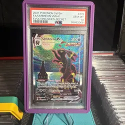 Pokemon Umbreon VMAX 215/203 Alt Art - Moonbreon Evolving Skies PSA 10 - GEM - Image 1