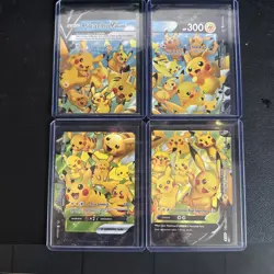 Pikachu V Union 4 Card Set Celebrations Promo Pokemon Card - Image 1
