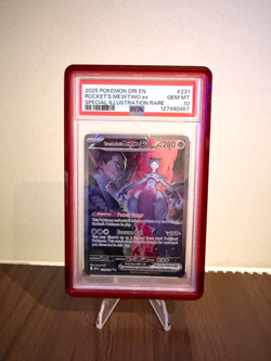 Pokemon TCG Team Rocket's Mewtwo EX Destined Rivals 231/182 GEM MT PSA 10 - Image 1