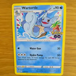 WARTORTLE 016/078 POKEMON CARD (POKEMON GO SET) - Image 1