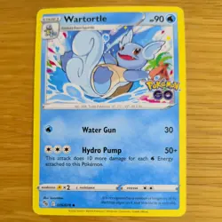 WARTORTLE 016/078 POKEMON CARD (POKEMON GO SET) - Image 2
