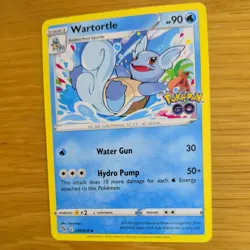 WARTORTLE 016/078 POKEMON CARD (POKEMON GO SET) - Image 4