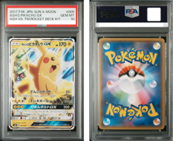 PSA 10 Ash's Pikachu GX 005/026 2017 SUN & MOON Pokemon Card Japanese Gem Mint - Image 1