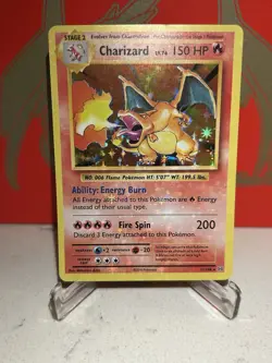 Charizard 11/108 Rare HEAVY Holo Bleed🩸- XY Evolutions 2016 Pokemon 🔥✨ - Image 1