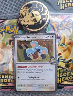 Pokemon TCG Ascended Heroes 2 Pack Blister - IN HAND Larry's Komala - Image 2