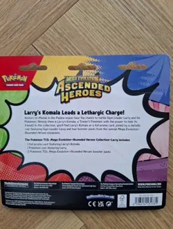 Pokemon TCG Ascended Heroes 2 Pack Blister - IN HAND Larry's Komala - Image 3