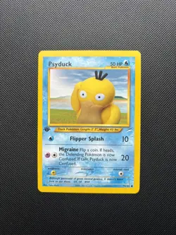 Pokemon Card Neo Destiny 1st Edition Psyduck 79/105 WOTC - Image 1