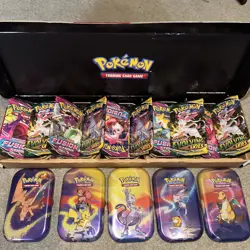 Pokemon TCG: Kanto Power Mini Tin 5-Pack evolving skies fusion strike - Image 1