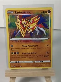 Zamazenta 102/185 Vivid Voltage Holo Amazing Rare Pokemon TCG English | NM - Image 1