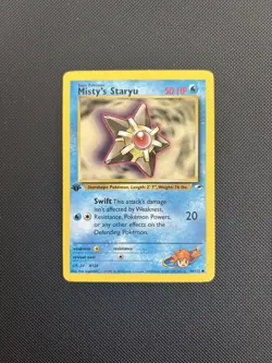 Pokemon Card 1st Edition Gym Challenge Misty's Staryu 90/132 WOTC - Image 1