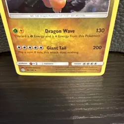 Pokemon TCG Dragonite 96/149 Sun & Moon Cosmos 2017 Holo Rare LP - Image 3