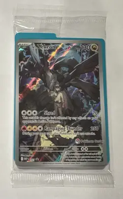 N's Zekrom 031 Ascended Heroes ETB Promo Pokemon Center Stamp SEALED - Image 1