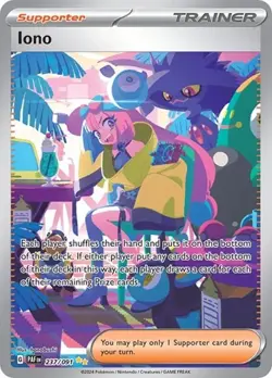 Iono (#237/091) - Holofoil SV - Paldean Fates NM Pokemon - Image 1