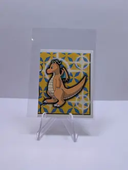 1999 Topps Merlin Nintendo Pokemon Stickers Dragonite 164 LP - Image 1