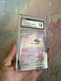 Charizard ex 151 MEW CGC 10 Gem Mint EN Special Illustration Rare #199 Pokemon - Image 3