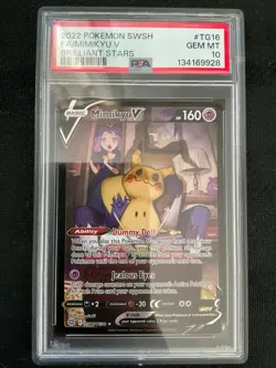 Mimikyu V TG16/TG30 *PSA 10* Pokemon TCG SWSH10 Brilliant Stars - Image 1