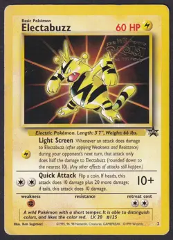 Pokemon Electabuzz 2 Black Star Promo - Image 1